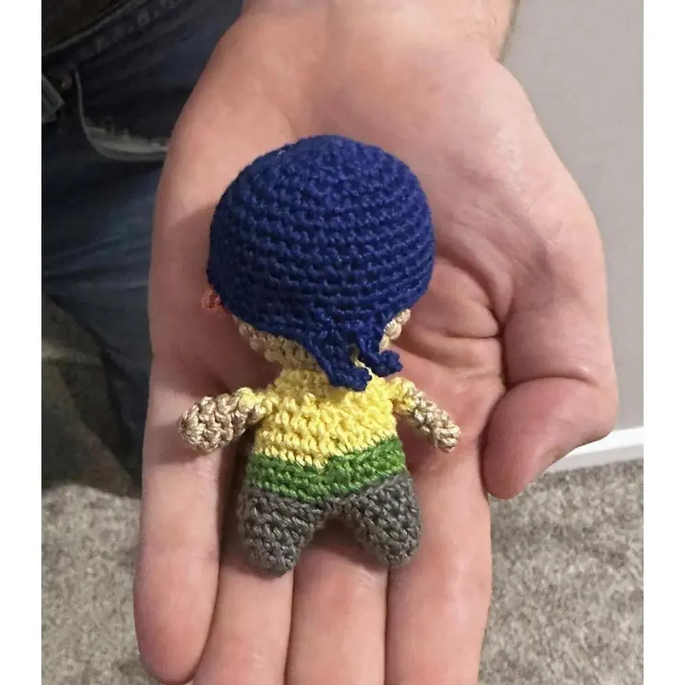 Handcrafted Crochet Miniature Boy Doll